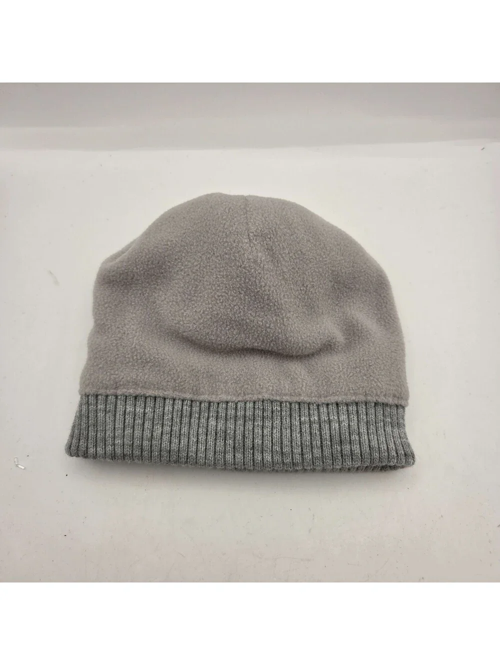 Baby Gap Disney Mickey Mouse Pom Beanie Gray 12-24 Months Fleece Lined